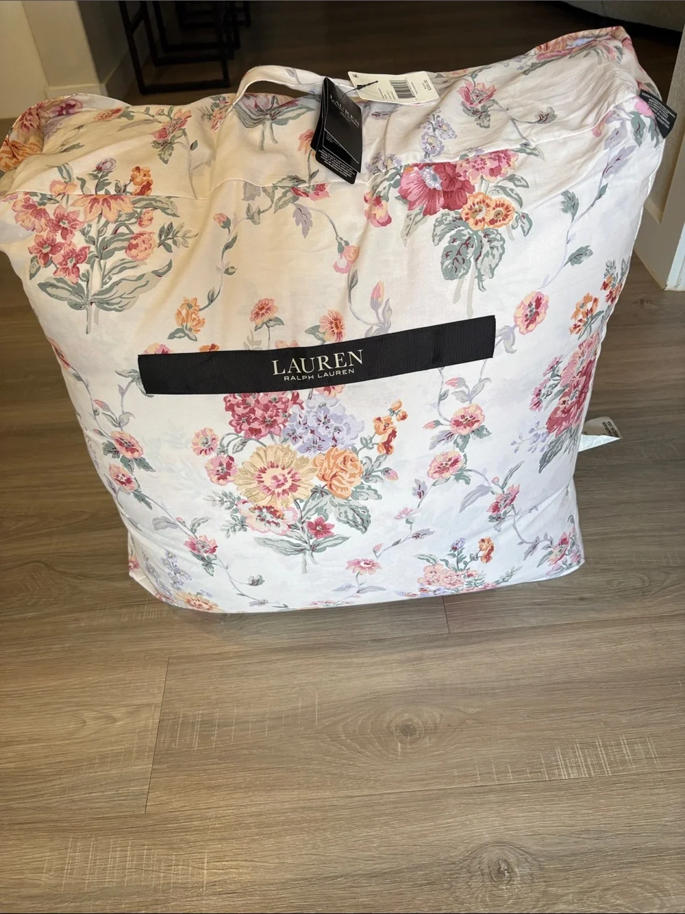 Polo by Ralph Lauren Floral Cotton Comforter Set in Pink, Cream and Yellow